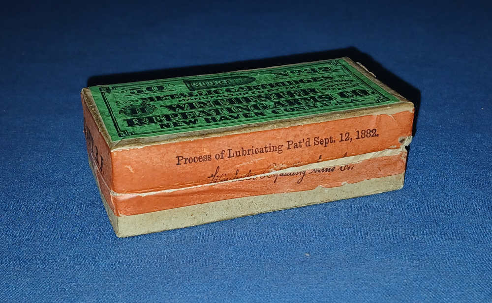 Winchester 32 Short Rimfire 2-Piece Box with 1871 Stetsons Patent - 50 rds.-img-2