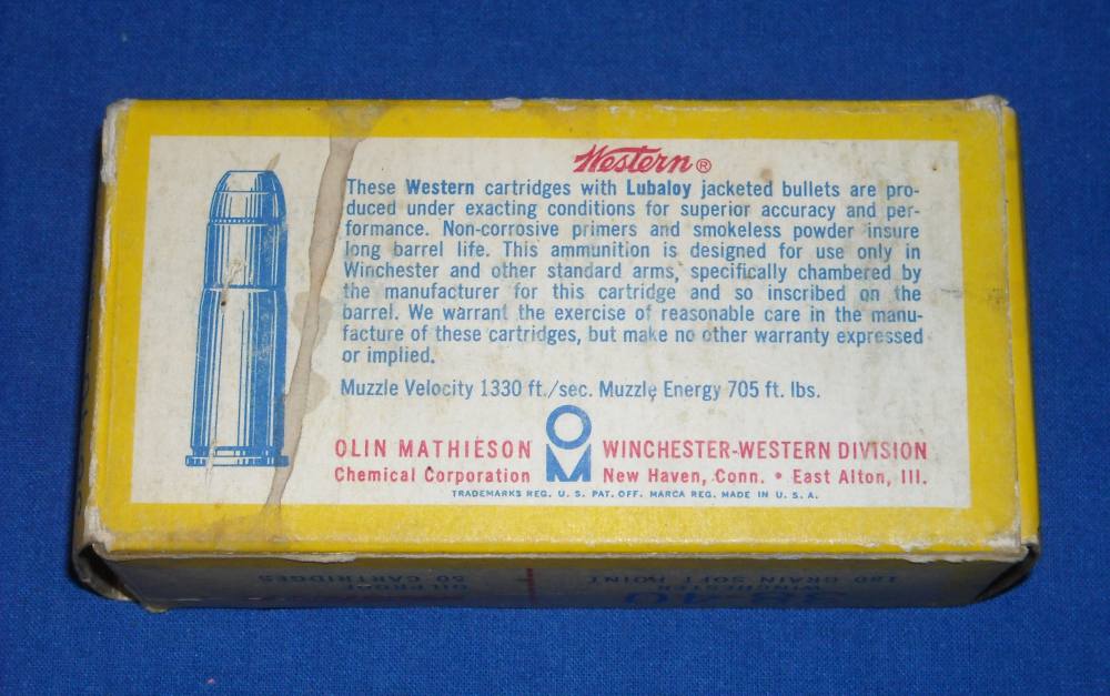 38-40 Winchester Vintage Western Super-X Cartridge Box 180gr. S.P. 50 rds.-img-11