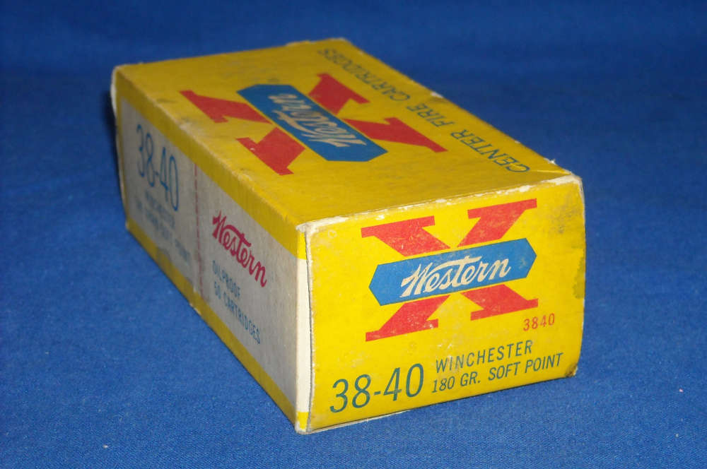 38-40 Winchester Vintage Western Super-X Cartridge Box 180gr. S.P. 50 rds.-img-6