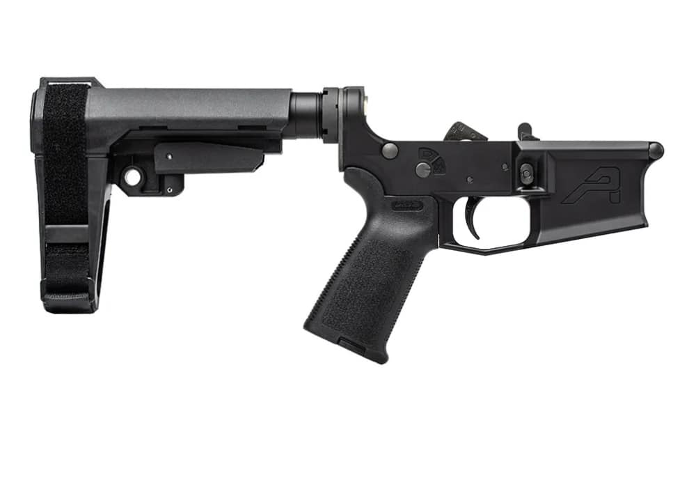Aero Precision M4E1 Pistol Complete Lower Receiver w/ MOE Grip & SBA3 Brace-img-0