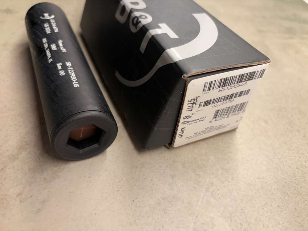 NEW, B&T Six9 Wipe Suppressor, 9mm Luger, Black-img-1