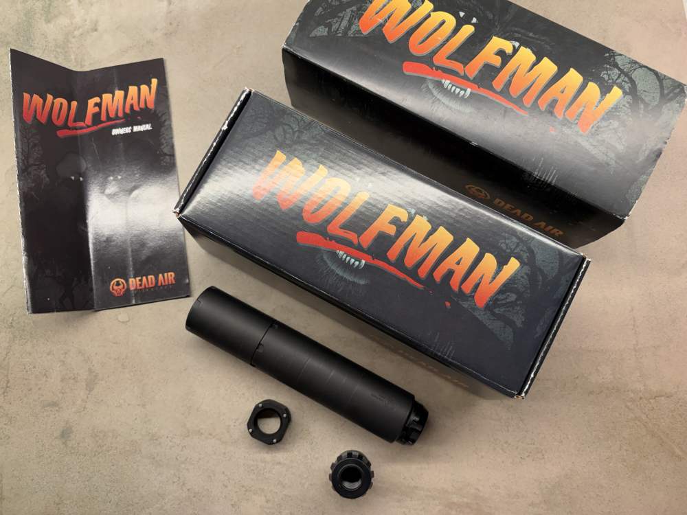 NEW, Dead Air Armament WOLFMAN SUPPRESSOR 9MM 1/2 - 28 & 5/8-24 INCL.-img-0