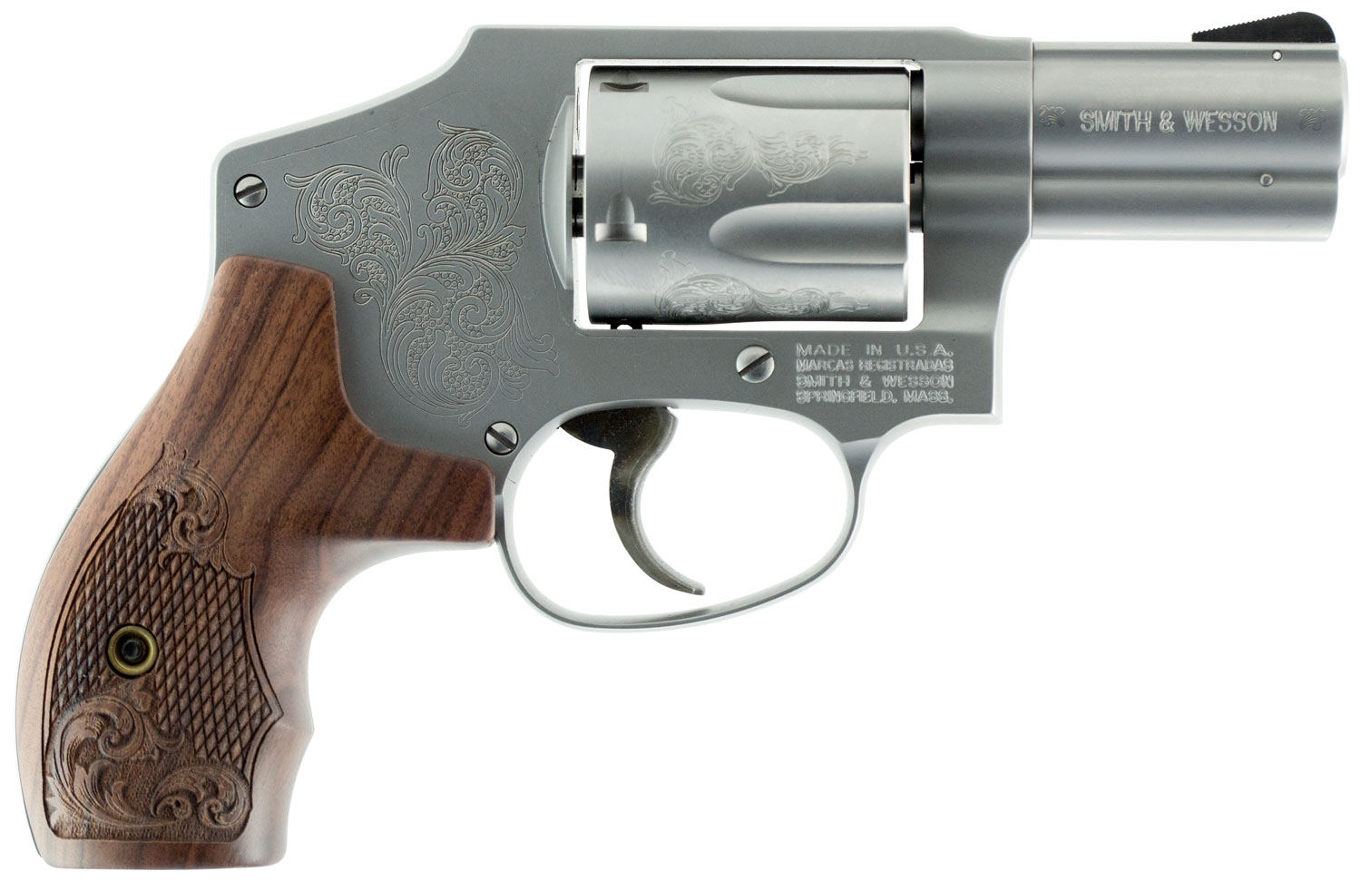 Smith & Wesson Model 640 357 Mag Revolver 2.13 5+1 Blue Engraved - CA Compl-img-1