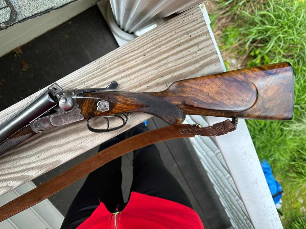 Rare WW1 Geyger & Co German SxS Shotgun 20 gauge 1917-1920-img-0