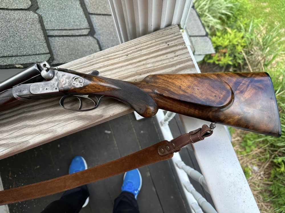 Rare WW1 Geyger & Co German SxS Shotgun 20 gauge 1917-1920-img-1