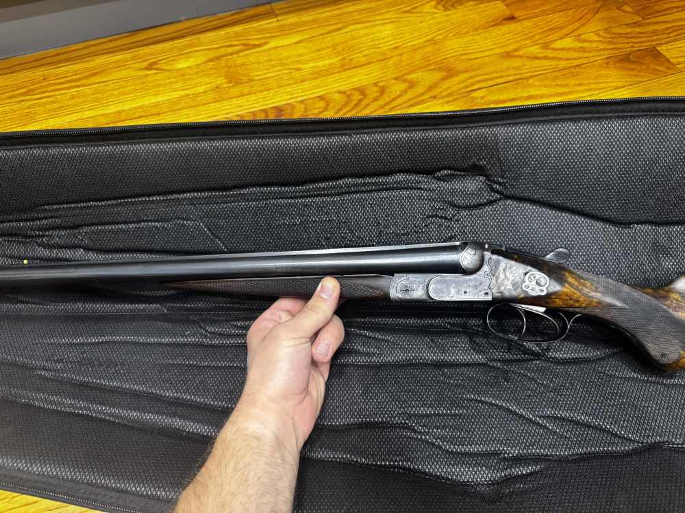 Rare WW1 Geyger & Co German SxS Shotgun 20 gauge 1917-1920-img-18