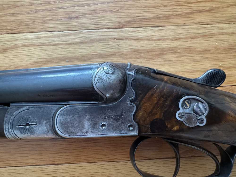 Rare WW1 Geyger & Co German SxS Shotgun 20 gauge 1917-1920-img-9