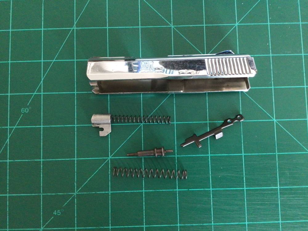 Raven MP25 chrome slide and parts-img-1