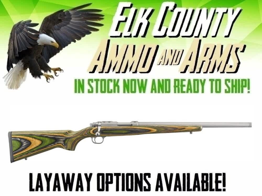 Ruger 77/17 Green Mountain .17 WSM 18.5" Matte Stainless 6 Rds 07219-img-0