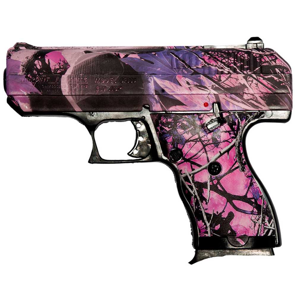 Hi-Point CF380 380 ACP Pistol 3.5" Pink Country Girl Camo 8+1 Rounds-img-1