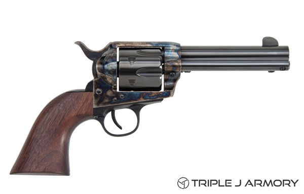 Traditions TRA SAT73-002 45LC 4.75CCH WLN 45 Colt Revolver Case Hardened-img-1