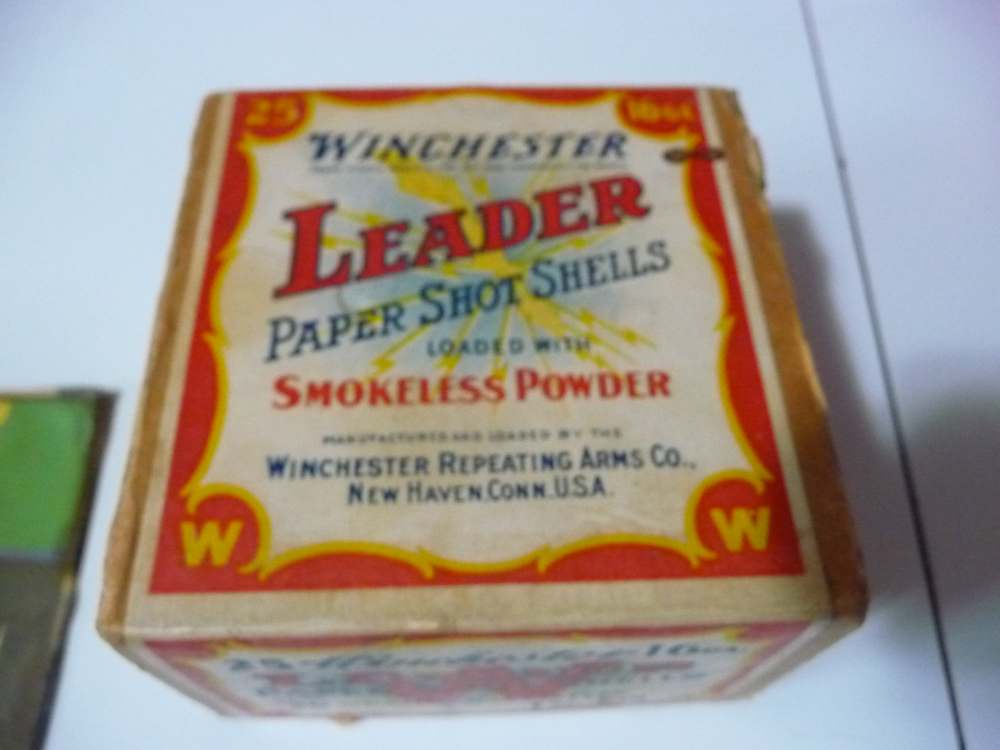 RARE 2 PC WINCHESTER 16 GA BALL BOX FULL SUPER NEAT LABEL IN IT-img-3