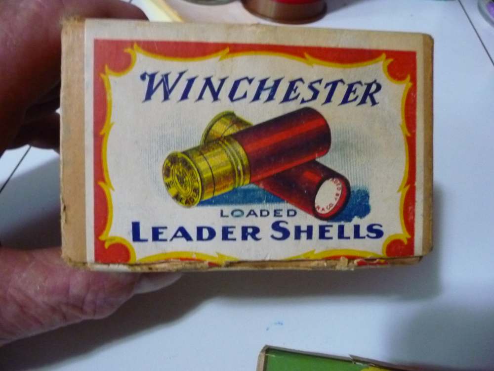 RARE 2 PC WINCHESTER 16 GA BALL BOX FULL SUPER NEAT LABEL IN IT-img-6