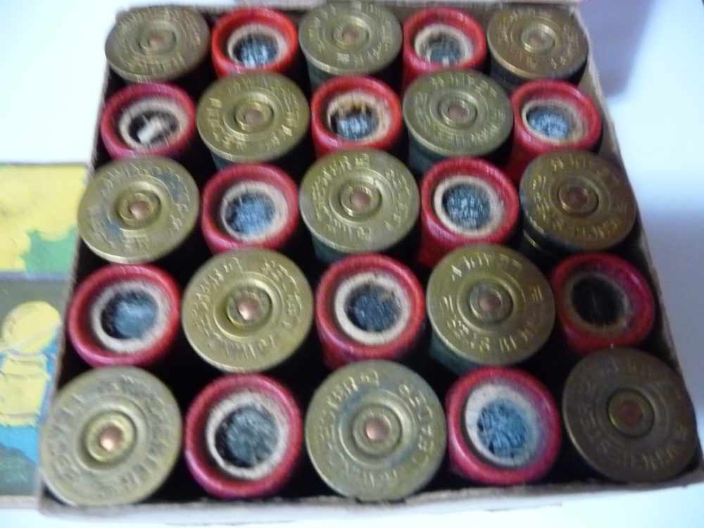 RARE 2 PC WINCHESTER 16 GA BALL BOX FULL SUPER NEAT LABEL IN IT-img-2