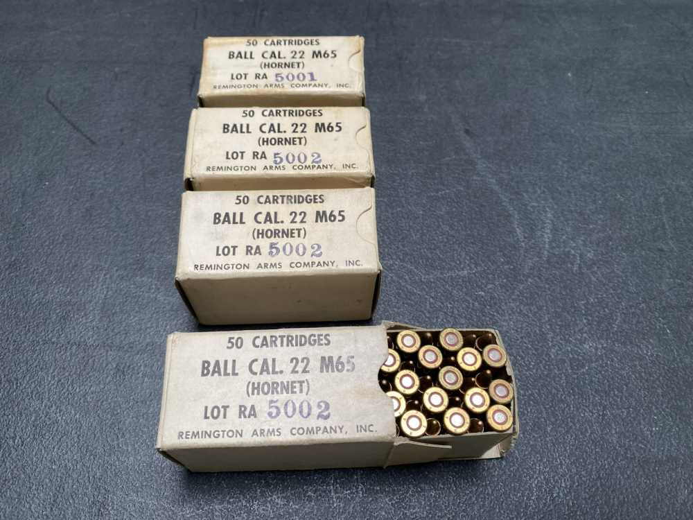 M65 .22 Hornet Ammunition for U.S. Air Force M6 Aircrew Survival Weapon-img-1