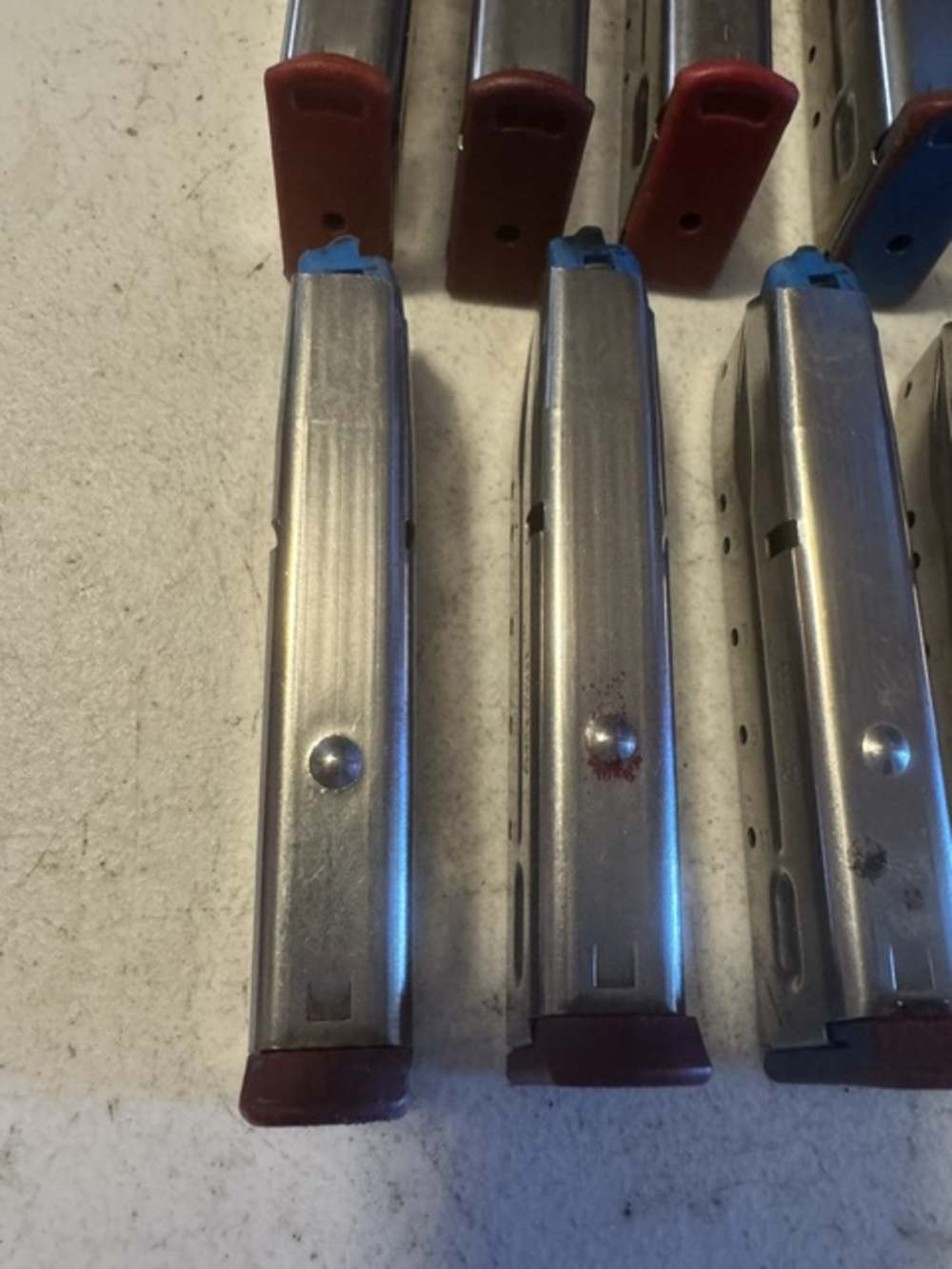 Lot of 10, S&W, 4006, 11 Round, 40S&W, Red Base, Magazines, Item P-632-img-8