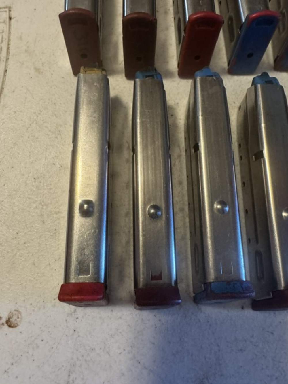 Lot of 10, S&W, 4006, 11 Round, 40S&W, Red Base, Magazines, Item P-633-img-8