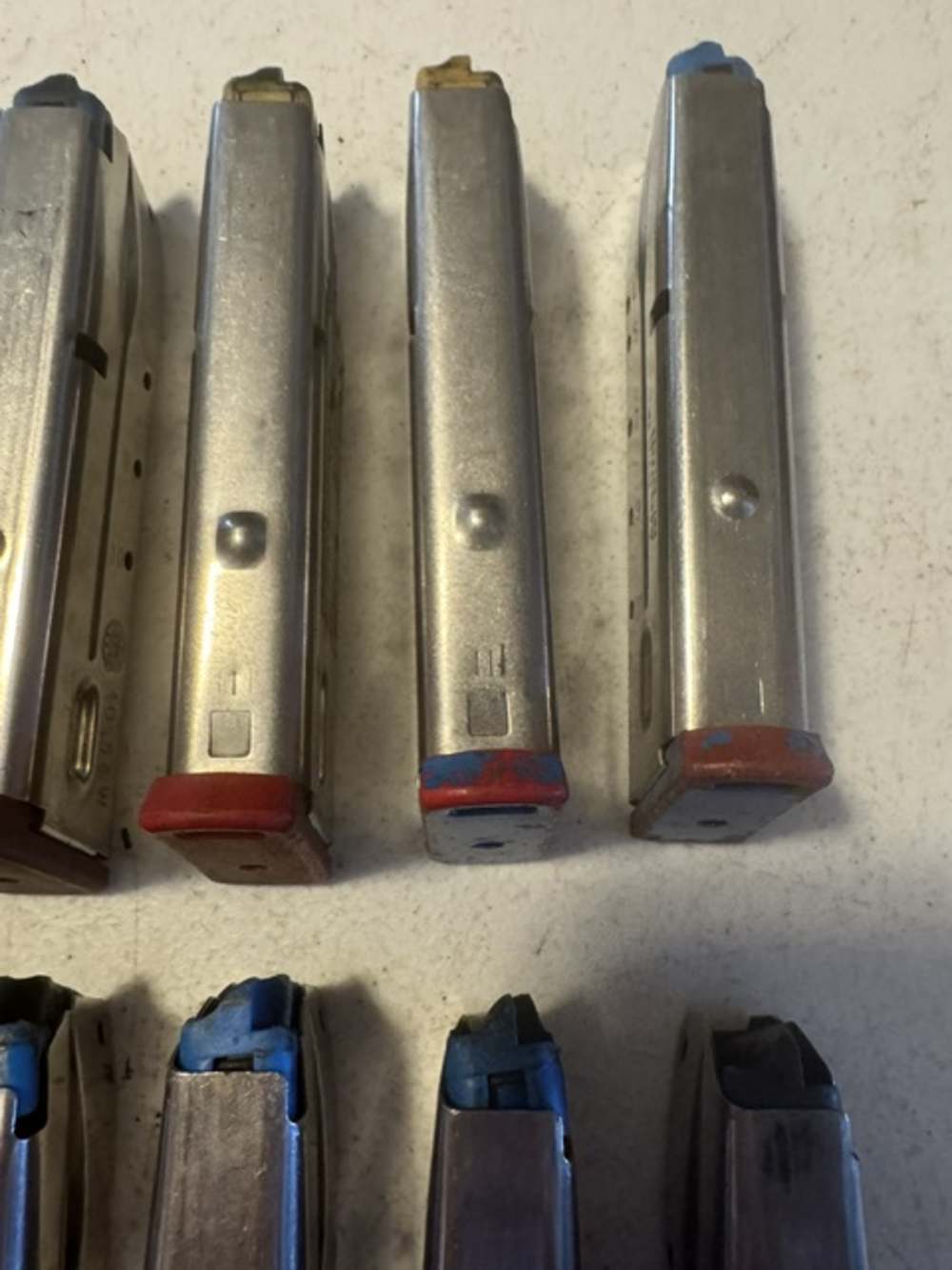 Lot of 10, S&W, 4006, 11 Round, 40S&W, Red Base, Magazines, Item P-633-img-7