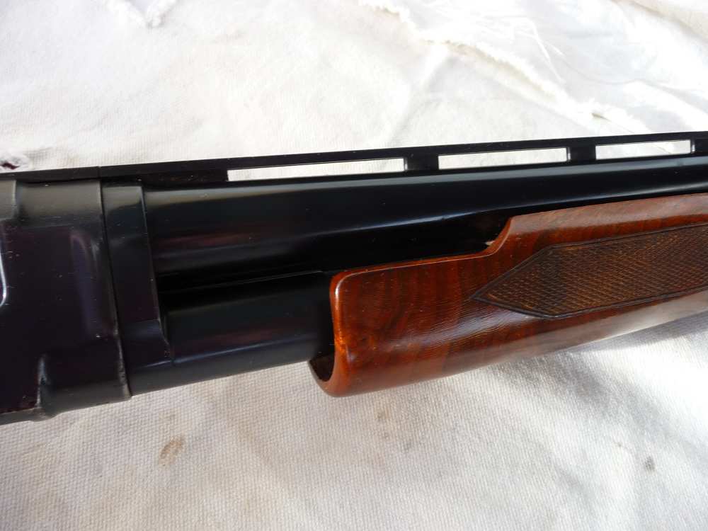 MODEL 12 RIBBED WINCHESTER 30 " FULL DOUBLE DIAMOND CHECKERING-img-5