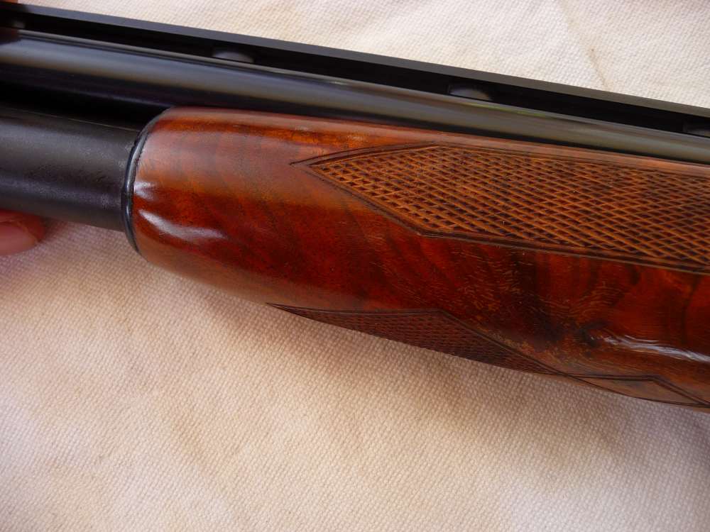 MODEL 12 RIBBED WINCHESTER 30 " FULL DOUBLE DIAMOND CHECKERING-img-20