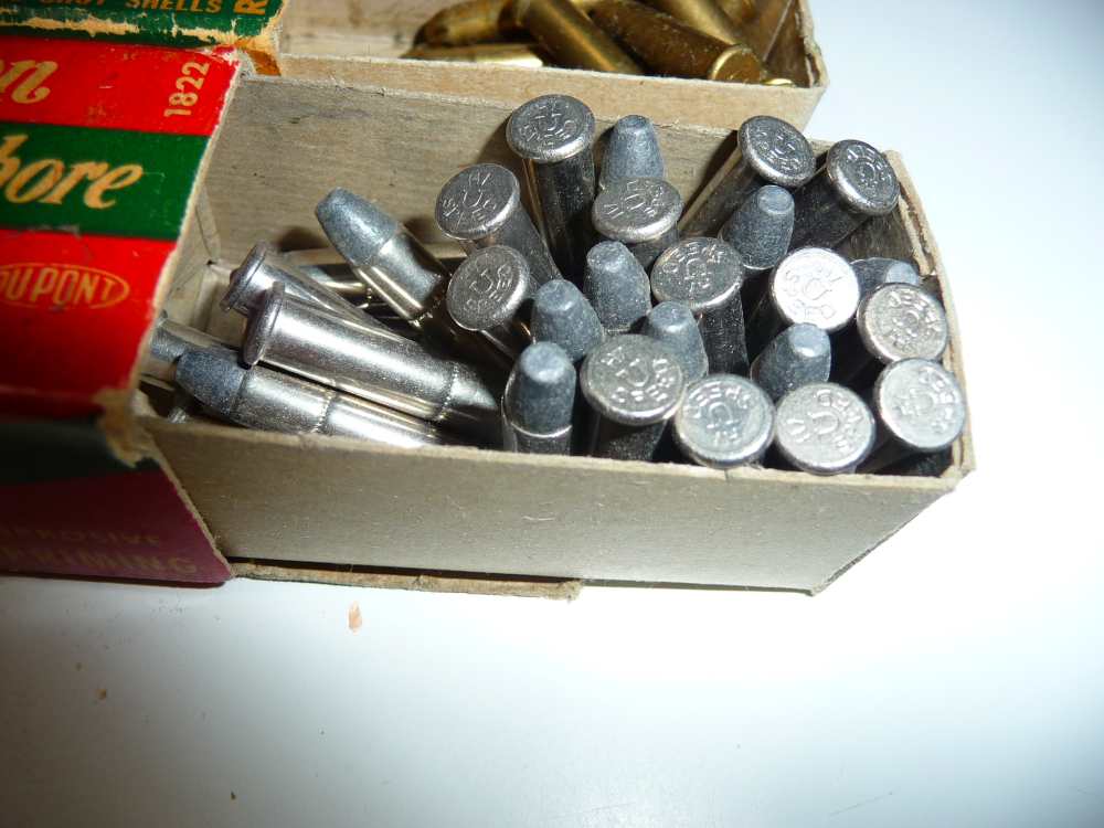 2 OLD BOXES 22 REMINGTON ONE IN WRF AND A claybird-img-1