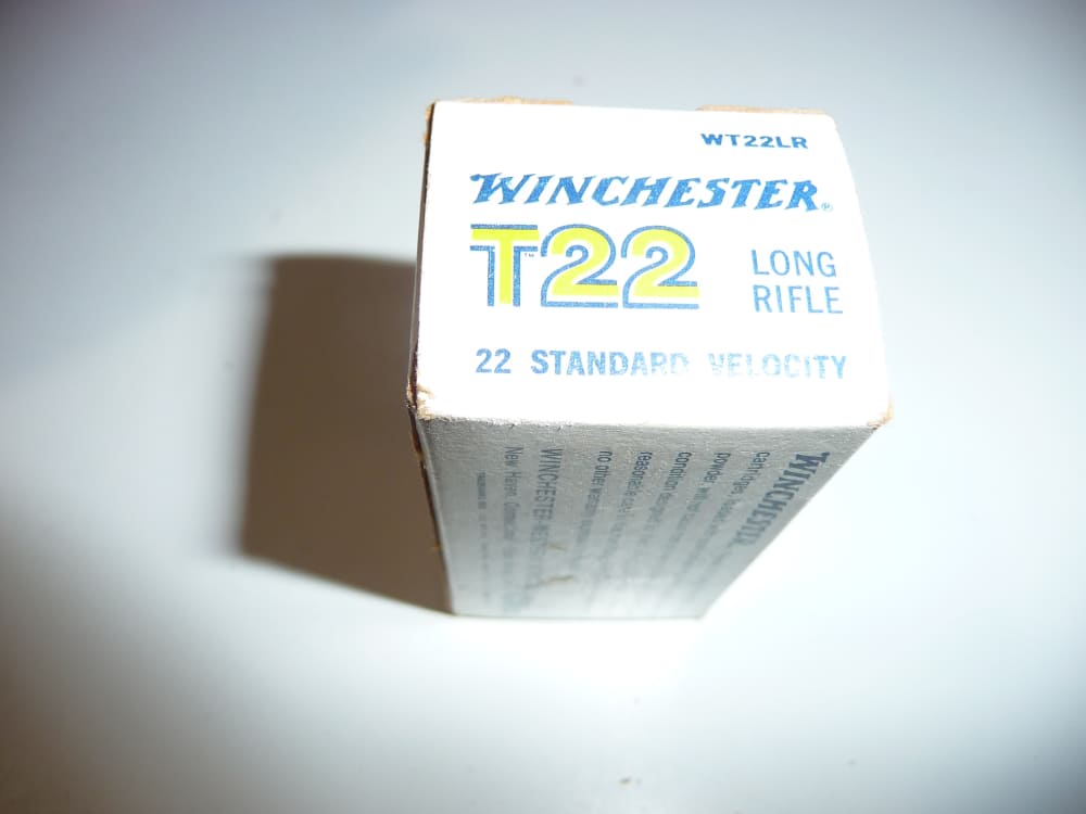 FULL YELLOW X T-22 WINCHESTER LR TARGET BOX-img-1