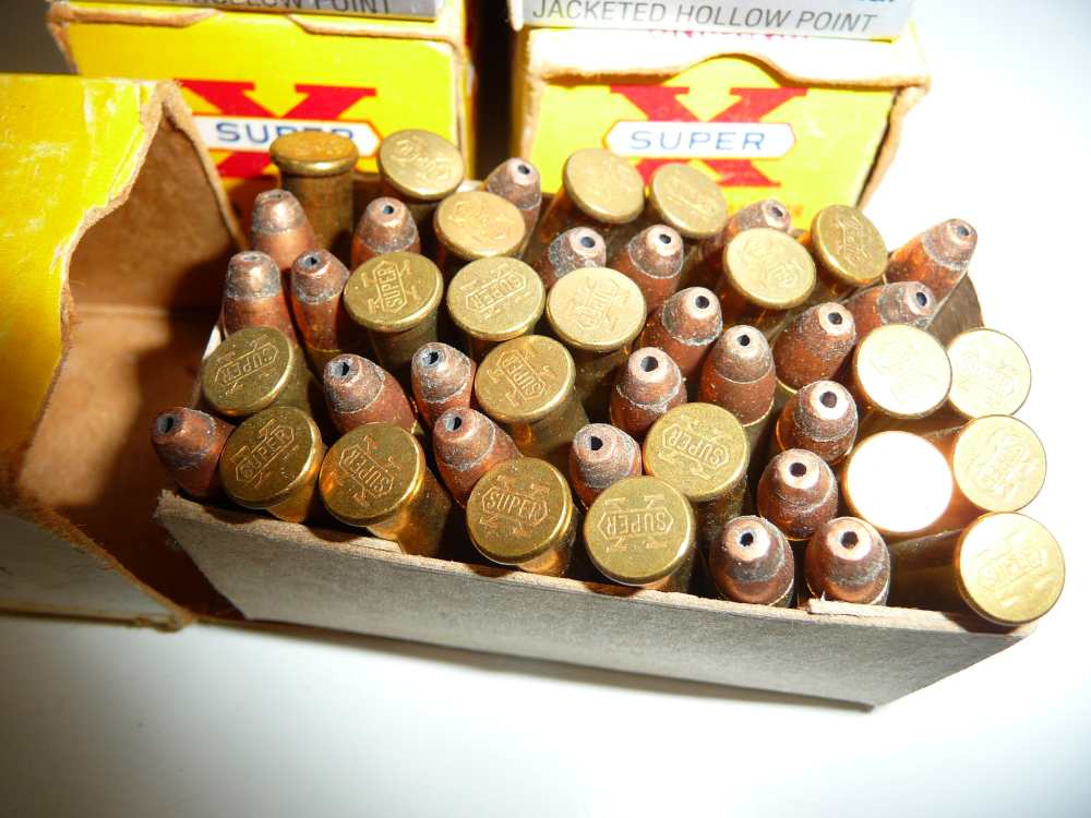 5 OLD BOXES WINCHESTER - WESTERN 22 MAGNUM HP's-img-1