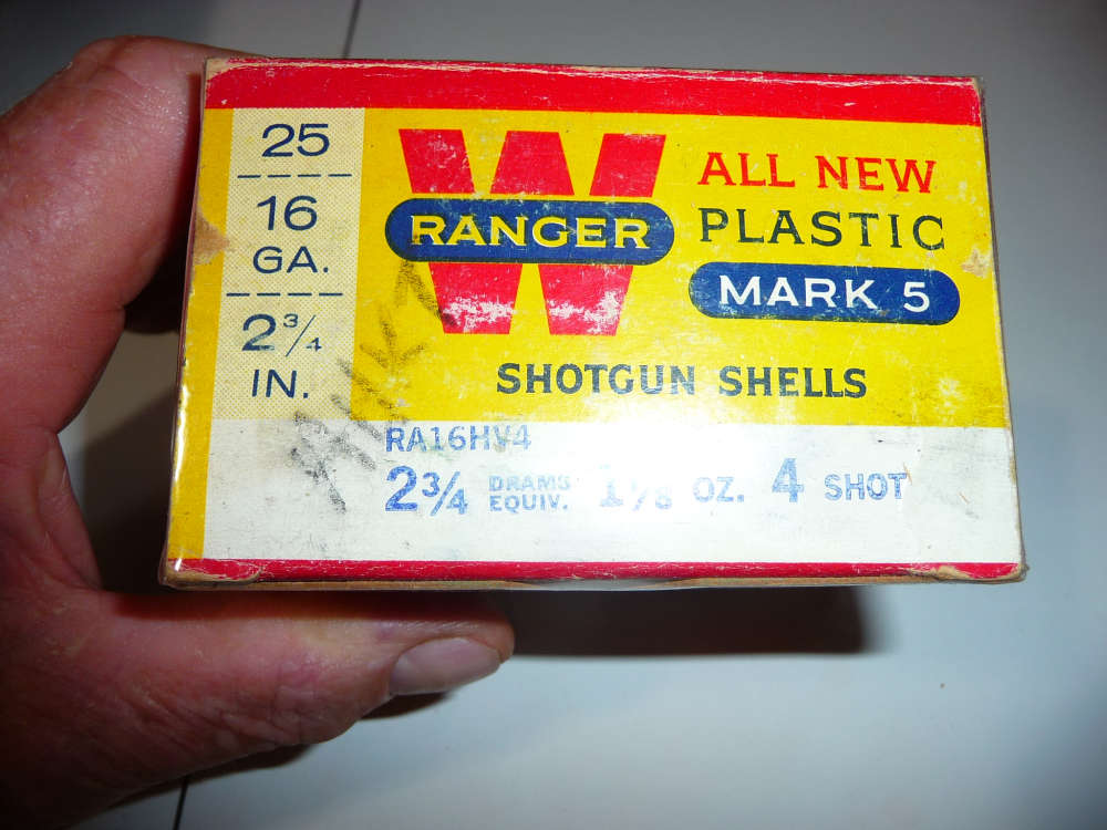 16 GA WINCHESTER RANGER FULL BOX MARK 5 IN NO 4 SHOT-img-1