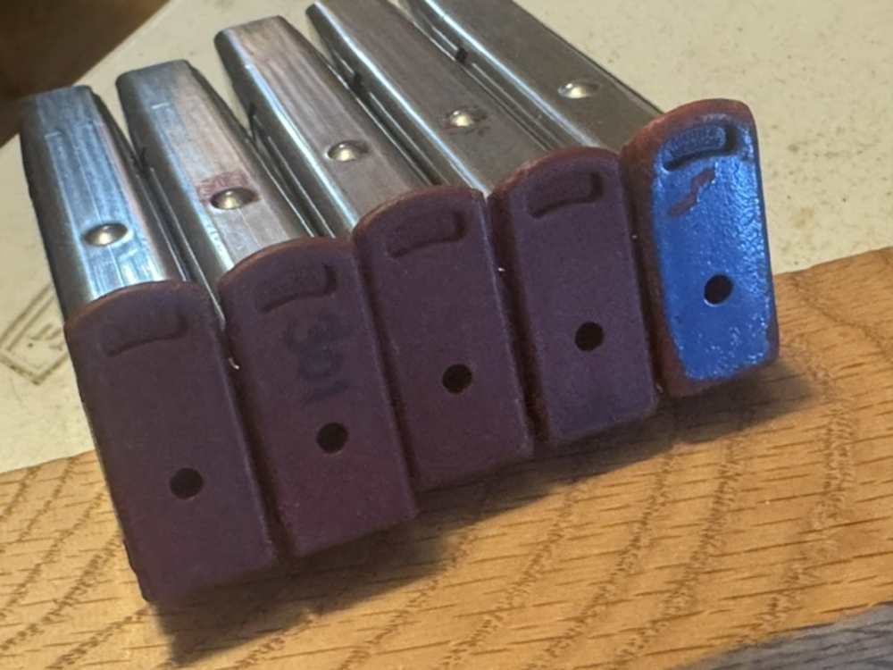 Lot of 5, S&W, 4006, 11 Round, 40S&W, Red Base, Magazines, Item P-634-img-8