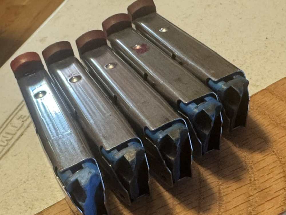 Lot of 5, S&W, 4006, 11 Round, 40S&W, Red Base, Magazines, Item P-634-img-10