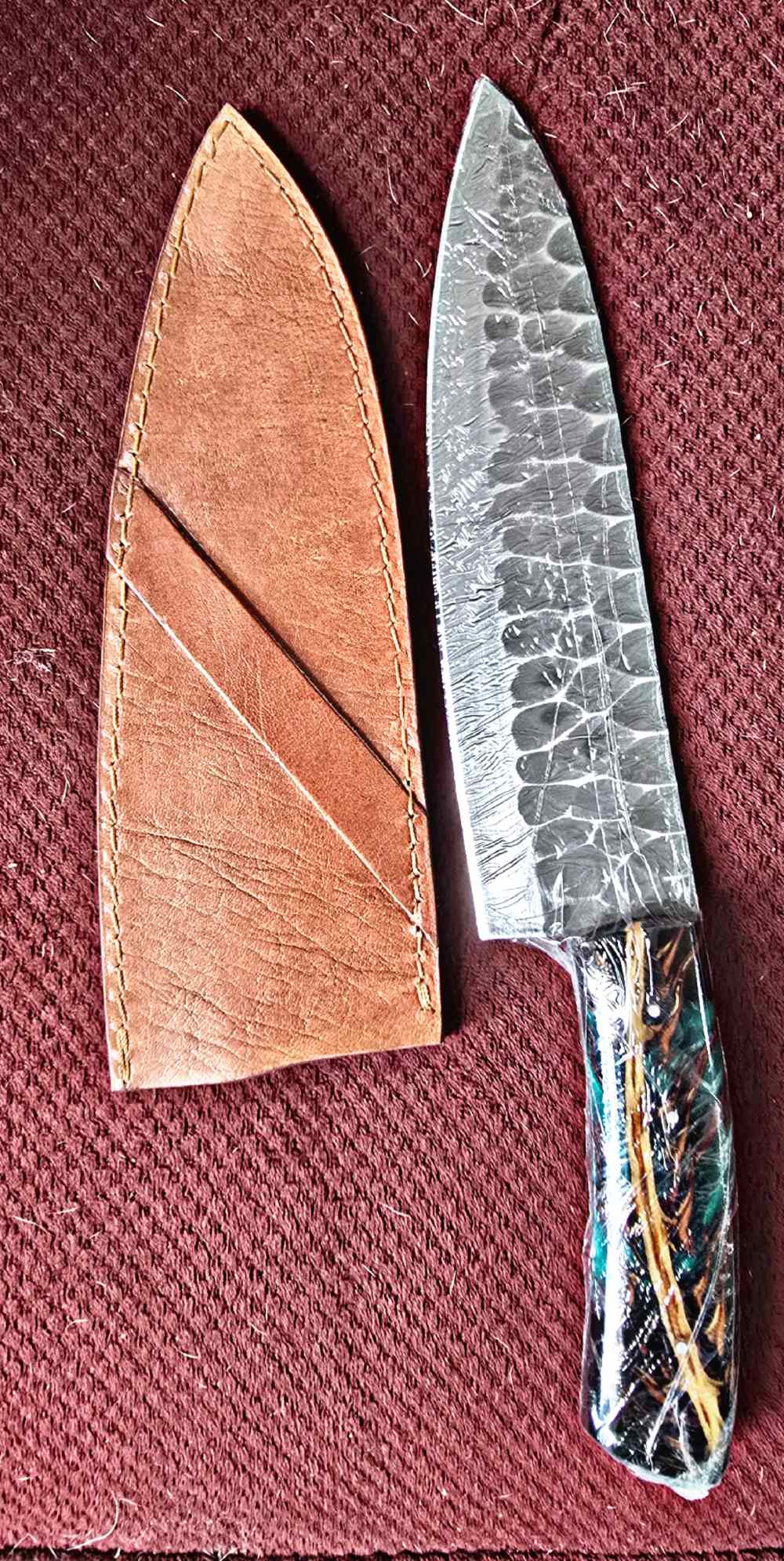 Stainless steel kitchen BUTCHER knives. -img-2