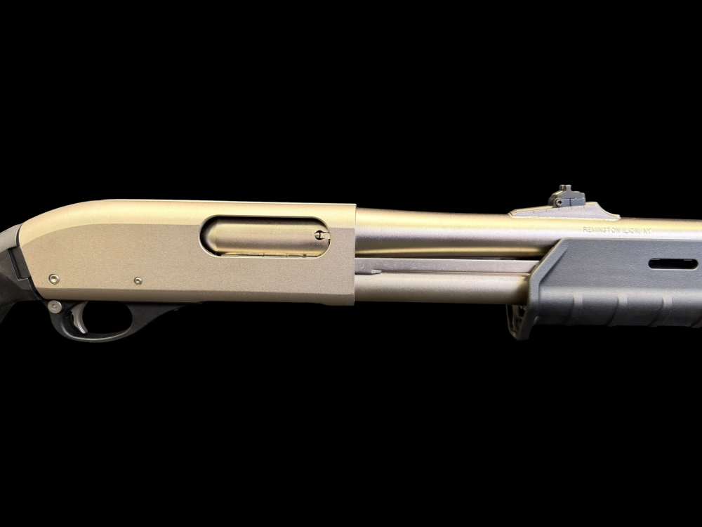 ULTRA RARE, REMINGTON 870 MARINE MAGNUM FACTORY STAINLESS 18.5” RIFLE SIGHT-img-2