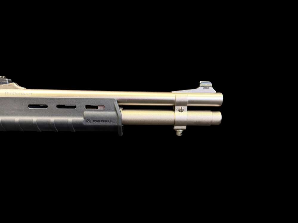 ULTRA RARE, REMINGTON 870 MARINE MAGNUM FACTORY STAINLESS 18.5” RIFLE SIGHT-img-4