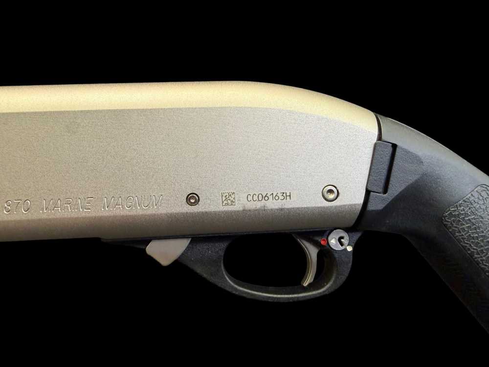 ULTRA RARE, REMINGTON 870 MARINE MAGNUM FACTORY STAINLESS 18.5” RIFLE SIGHT-img-15