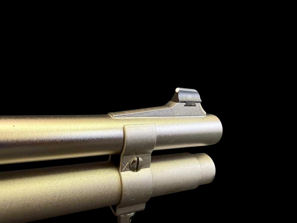 ULTRA RARE, REMINGTON 870 MARINE MAGNUM FACTORY STAINLESS 18.5” RIFLE SIGHT-img-5