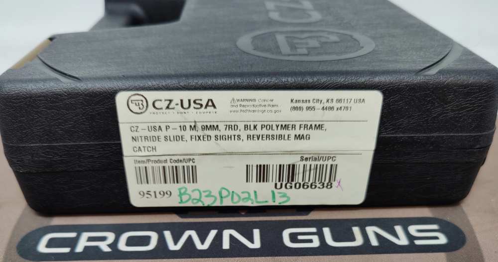 CZ P-10 M in 9mm, with 5 magazines, EXCELLENT-img-4