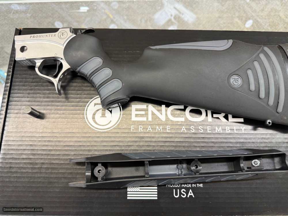 Thompson Center Encore Prohunter Rifle Frame - Stainless/Black-img-1
