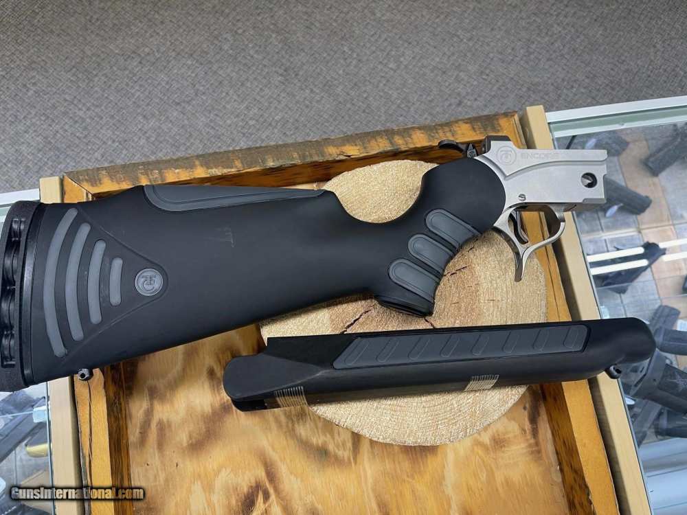 Thompson Center Encore Prohunter Rifle Frame - Stainless/Black-img-0