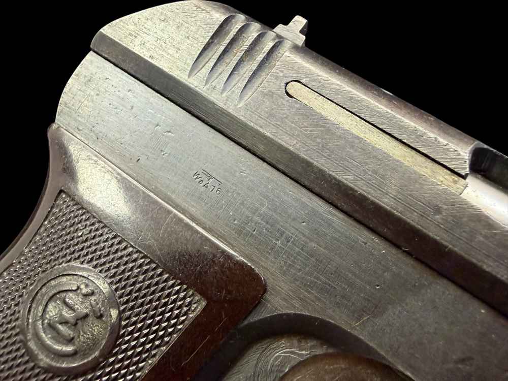 AWESOME, GERMAN WWII NAZl OCCUPATION CZ 27 PISTOL RIG 7.65MM C&R -img-24