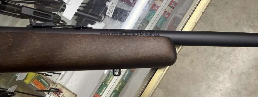 Savage Single Shot 22 Long Rifle Mark I G Youth Compact NEW Accutrigger-img-4