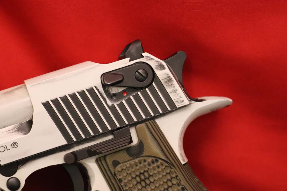 As New Magnum Research Desert Eagle 50 AE BATTLEWORN Storm Trooper Finish!-img-5