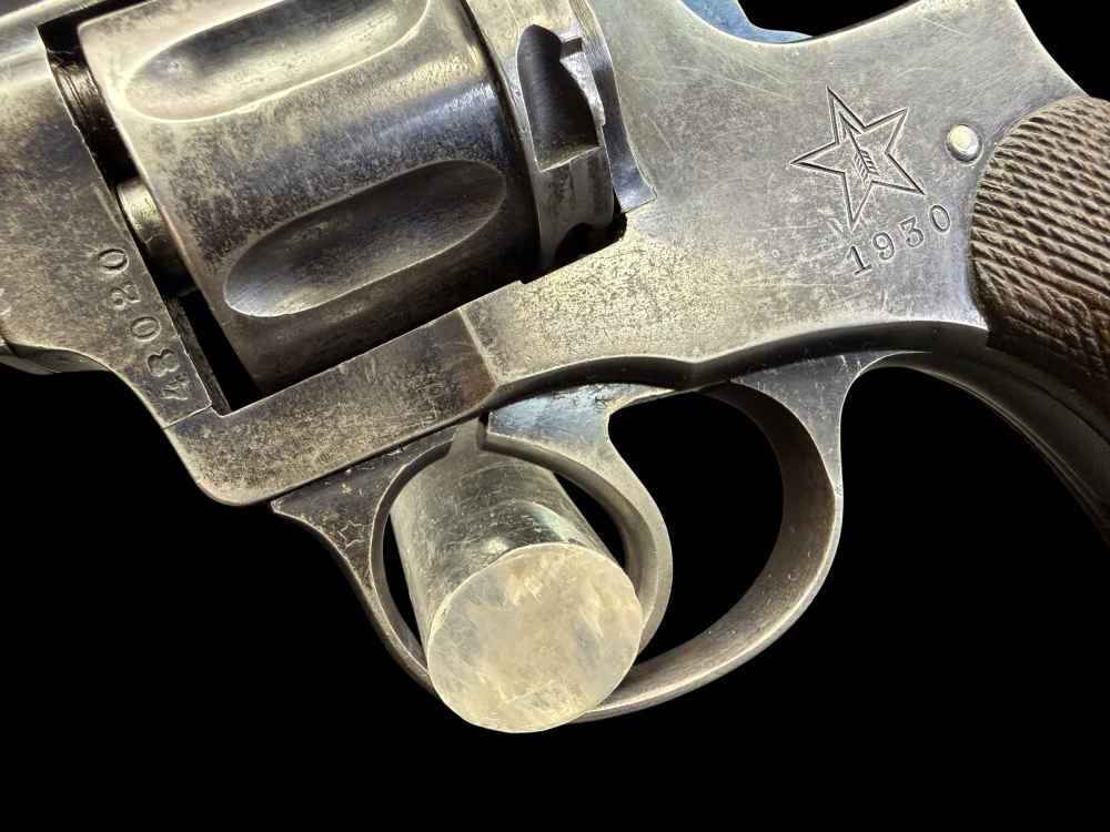 ORIGINAL FINISH, 1930 RUSSIAN TULA M1895 REVOLVER RIG 7.62x38 NON IMPORT -img-13