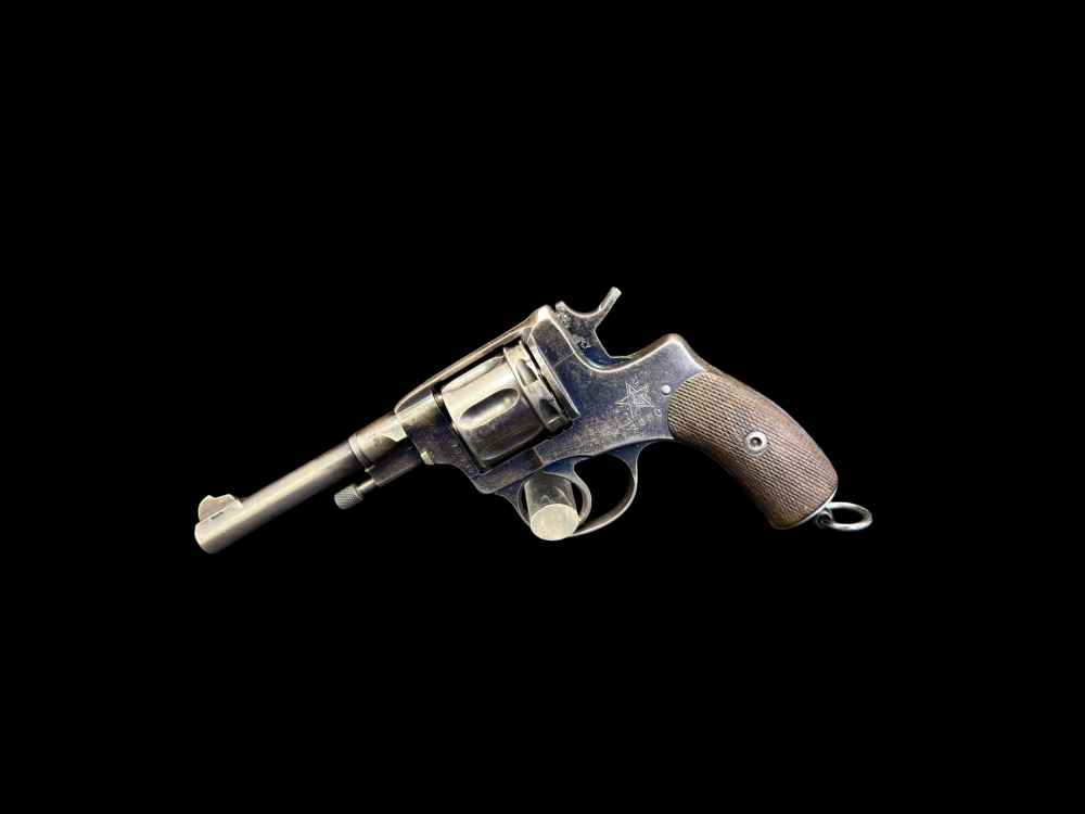 ORIGINAL FINISH, 1930 RUSSIAN TULA M1895 REVOLVER RIG 7.62x38 NON IMPORT -img-5