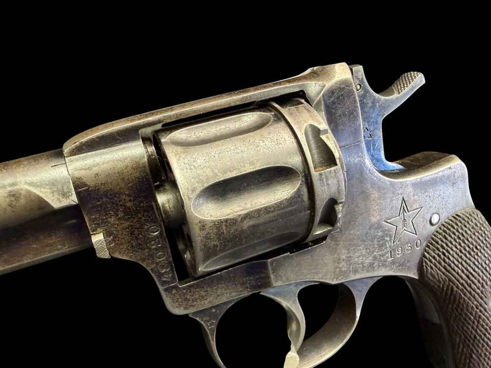 ORIGINAL FINISH, 1930 RUSSIAN TULA M1895 REVOLVER RIG 7.62x38 NON IMPORT -img-9