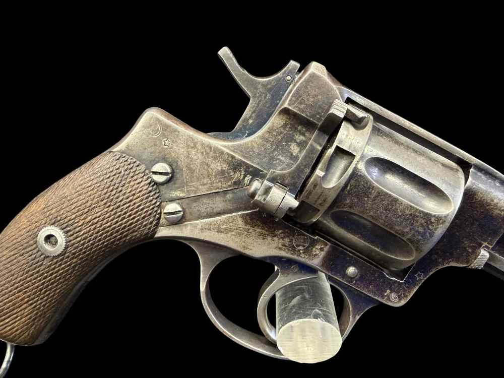 ORIGINAL FINISH, 1930 RUSSIAN TULA M1895 REVOLVER RIG 7.62x38 NON IMPORT -img-30