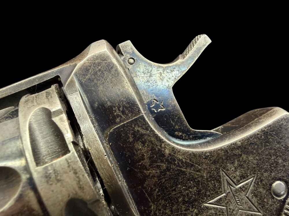ORIGINAL FINISH, 1930 RUSSIAN TULA M1895 REVOLVER RIG 7.62x38 NON IMPORT -img-18