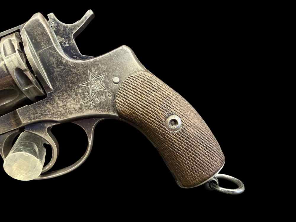 ORIGINAL FINISH, 1930 RUSSIAN TULA M1895 REVOLVER RIG 7.62x38 NON IMPORT -img-11