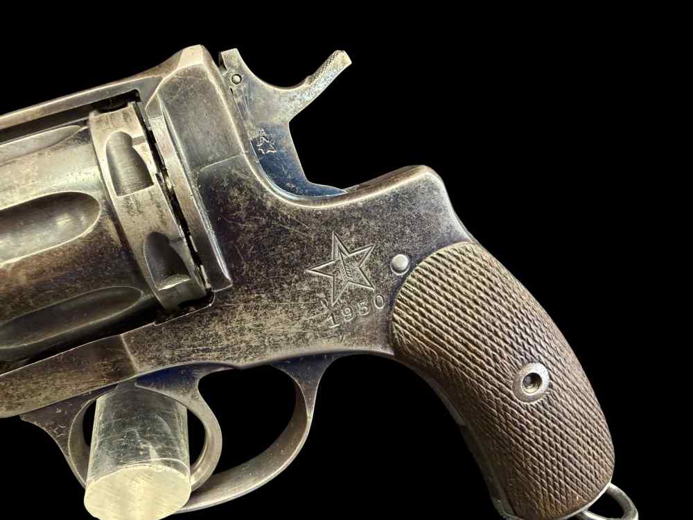 ORIGINAL FINISH, 1930 RUSSIAN TULA M1895 REVOLVER RIG 7.62x38 NON IMPORT -img-10