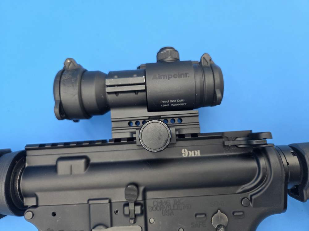 CMMG MK9 Resolute 9mm AR9 16" Wilson barrel Aimpoint pro red dot QRP2 mount-img-5