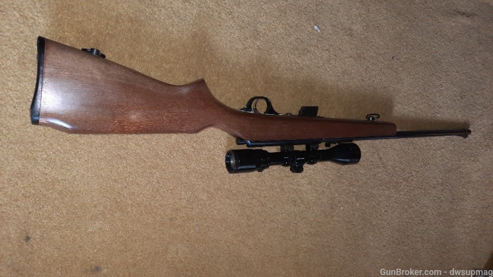 Glenfield model 25 22lr bolt action rifle with bushnell sportview scope-img-0